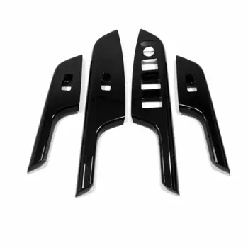 Для Honda CRV CR-V 2012 2013 2014 2015 автомобильный подлокотник двери окна стекла переключатель панель Крышка отделка ABS черный аксессуары для стайлинга