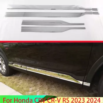 Для Honda CRV CR-V RS 2023 2024, автомобильные аксессуары, молдинг кузова боковой двери из нержавеющей стали, накладка