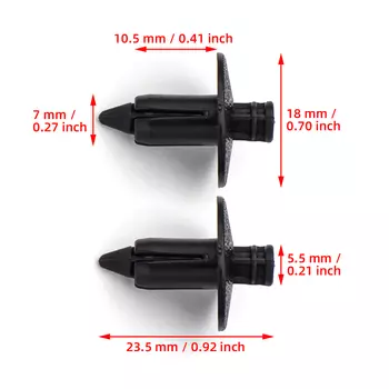 Для Honda Ducati Yamaha 20 шт./компл. мотоцикл 6 мм 7 мм 8 мм 8,4 мм заклепка обтекатель отделки кузова панель крепеж винты зажимы комплект заглушек черный