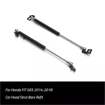 Для Honda FIT GK5 2014 2015 2017 2018 автомобильный капот, поддержка гидравлического стержня, стойки, подъемная пружина, амортизатор, кронштейн, Стайлинг