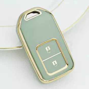 Для Honda Fit GP5 Shuttle Gp8 JADE VEZEL City Civic Jazz BRV ТПУ Чехол для дистанционного ключа автомобиля Крышка 2 кнопки Аксессуары Брелок