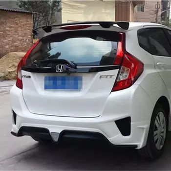 Для Honda Fit/Jazz 2014 2015 2016 2017, украшение автомобиля, задний спойлер, АБС-материал, неокрашенный хвост крыши