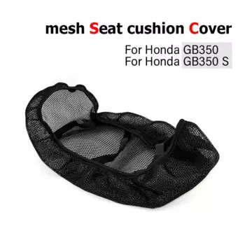 Для Honda GB350 GB350S GB350 S мотоциклетный противоскользящий 3D сетчатый тканевый чехол на сиденье, дышащая водонепроницаемая подушка