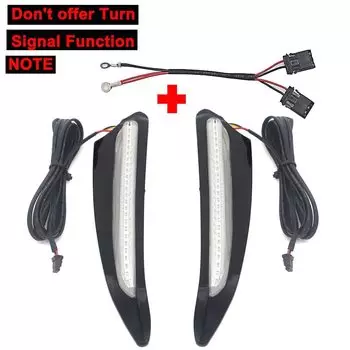 Для HONDA Gold Wing 1800 F6B GL1800 2018 2019 2020 2021 мотоциклетная Передняя подсветка вентиляционная отделка светодиодный сигнал поворота комплект хромированный или черный