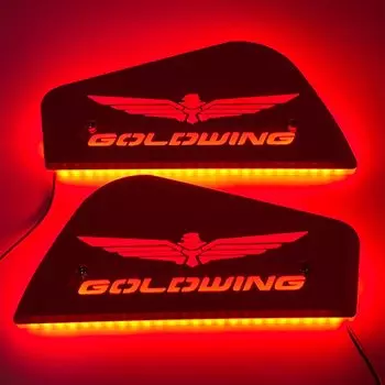 Для Honda Goldwing 1800 GL1800 2001-2017 светодиодное освещение Goldwing пассажирские подножки светодиодные педали напольные чехлы