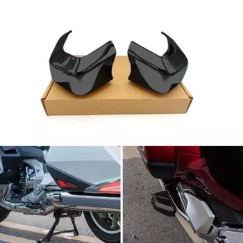 Для Honda Goldwing GL1800 мотоцикла, передний и задний двигатель, черный хромированный декоративный чехол, аксессуары, подходит для Gold Wing GL 1800 2018-2023