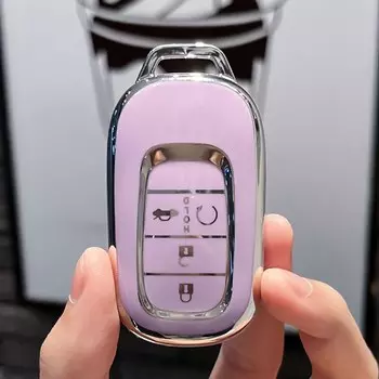 Для Honda HR-V CRV Civic Accord 2021 2022 2023 4 кнопочный ТПУ автомобильный брелок для ключей чехол для автомобиля брелок для ключей аксессуары