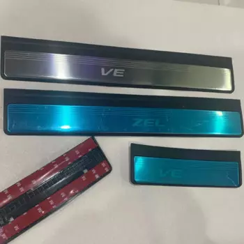 Для Honda HRV HR-V HRV Vezel 2022 2023 2024, аксессуары, светодиодная накладка на порог, накладка, наружное украшение, Стайлинг автомобиля