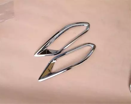 Для Honda HRV HR-V Vezel 2014 2015 2016 2017 2018 хромированный задний отражатель противотумансветильник крышка лампы Наклейка украшения отделка Аксессуары