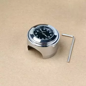 Для Honda Shadow Vt600 Vt750 Vt1100 Vt1100c Steed 600 Vlx400 мотоциклетные кварцевые часы 7/8 "водонепроницаемые велосипедные часы аксессуары