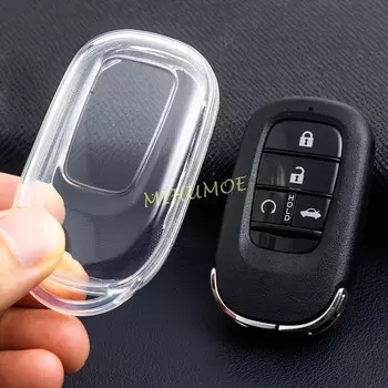 Для Honda Vezel Civic 11th Accord CR-V HR-V Pilot ZR-V 2023-2025 черный прозрачный автомобильный брелок для ключей чехол аксессуары для ключей