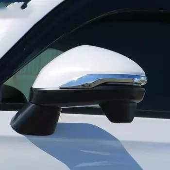 Для Honda Vezel HR-V E:HEV 2021 2022 ABS Chrome Автомобильная накладка на зеркало заднего вида Накладка крышки декоративное покрытие