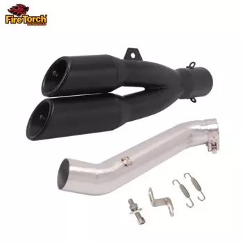 Для HONDA VFR1200 X VFR1200F VFR 1200 2009 - 2015 модификация выхлопных газов для мотоцикла средняя труба звеньевая труба секция глушитель Espace Moto