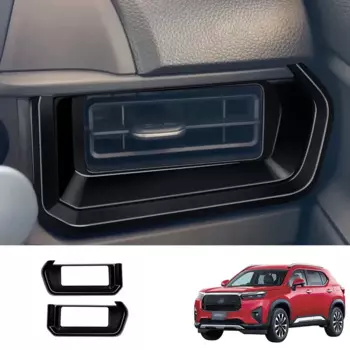 Для HONDA WR-V WRV 2024 2025 ABS Черная крышка для автомобильного кондиционера, вентиляционного отверстия, выпускного отверстия, отделка, наклейки на раму, автомобильные аксессуары