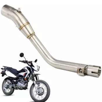Для Honda XR150L XR 150L 2023, средняя соединительная трубка выхлопной трубы мотоцикла, средняя соединительная трубка из нержавеющей стали без глушителя