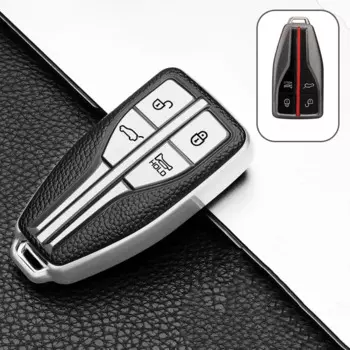 Для Hongqi HS5 H5 H9 HS7 H7 L5 HS3 L9 мягкий кожаный ТПУ чехол для автомобильного ключа чехол защитный чехол Аксессуары для ключей