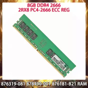 Для HP 8GB DDR4 2666 2RX8 PC4-2666 ECC REG 8G 876319-081 878490-001 876181-B21 ПК Серверная память работает идеально быстро, доставка