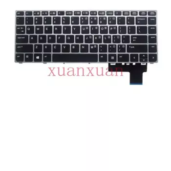 Для HP EliteBook Folio 9470M 9470 9480 9480M новая клавиатура с подсветкой
