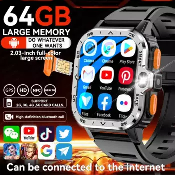 Для HUAWEI Android Смарт-часы Мужчины GPS 16G/64G ROM Хранение HD Двойная камера NFC 2G 4G SIM-карта WIFI Беспроводной быстрый доступ к Интернету