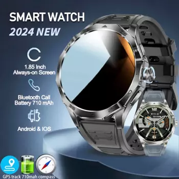 Для Huawei GT4 компас GPS спорт smartwatch мужчины 710mAh батарея 1,85 дюйма AMOLED экран Bluetooth Call водонепроницаемые смарт-часы