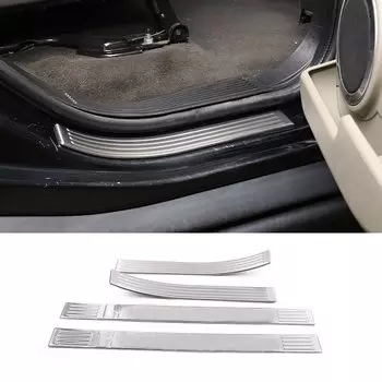 Для Hummer H2 2003-2009 полоса из нержавеющей стали для порога автомобиля, Накладка на порог, декоративная наклейка, автомобильные аксессуары