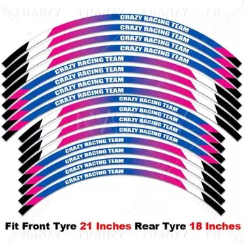Для Husqvarna 701 TC 125 250 FC450 FC250 FC350 FE TE светоотражающие аксессуары для мотоциклов, наклейки на колеса, наклейки на обод, полосатая лента