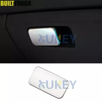 Для Hyundai Creta 2015 2016-2019, хромированный чехол для перчаточного ящика, наклейка для внутренней отделки, ящик для хранения перчаток, декоративное формование