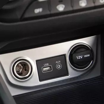 Для Hyundai Creta ix25 2015 2016 2017 2018 2019 автомобильное украшение для интерьера крышка прикуривателя хромированные аксессуары для стайлинга