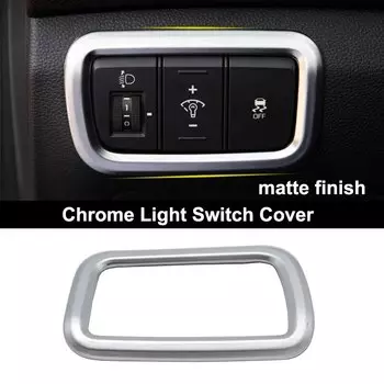 Для Hyundai Creta IX25 2015-2019 2020 хромированная внутренняя дверная ручка автомобиля, вентиляционное отверстие, держатель чашки, переключатель света, накладка на руль