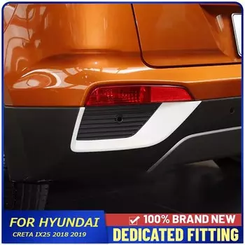 Для Hyundai Creta IX25 2018 2019 2020 автомобильные задние противотуманные фары, накладки для бровей, полоски, наклейки, автозапчасти
