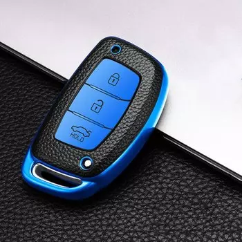 Для Hyundai Elantra I10 I20 I30 HB20 IX25 IX35 IX45 TUCSON Avante кожаный чехол из ТПУ для автомобильного смарт-ключа, чехол-держатель, брелок