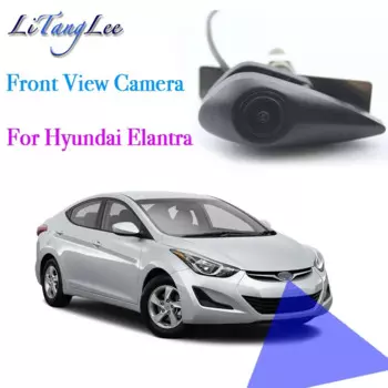 Для Hyundai Elantra MD UD 2010 ~ 2015 Автомобильная камера переднего вида ночного видения HD Водонепроницаемая широкоугольная парковочная камера слепых зон