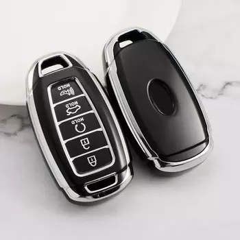 Для Hyundai Palisade Limited 2020 Palisade SEL 2023 Elantra Sel Elantra Santa Fe Veloster 5 бутылок чехол для ключей из ТПУ