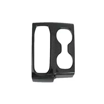 Для Hyundai Santa Fe 2019 2020, отделка из углеродного волокна, держатель для чашки, декоративная рамка, наклейка, крышка, аксессуары для стайлинга автомобилей