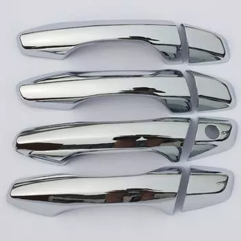 Для HYUNDAI SANTA FE/IX45 2013 2014 2015, новая хромированная накладка на дверную ручку автомобиля