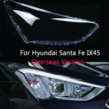 Для Hyundai Santa Fe IX45 (зарубежная версия) 2013 ~ 2017 крышка налобного фонаря прозрачный абажур корпус налобного фонаря объектив оргстекло