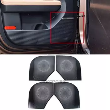 Для Hyundai Santa Fe MX5 2024 2025 + автомобильный задний багажник из нержавеющей стали, задняя дверь, аудиодинамик, C-стойка, крышка динамика, накладка