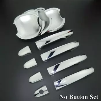 Для Hyundai Santa Fe Santafe 2007-2012 ABS Стайлинг автомобиля Хромированная крышка боковой дверной ручки и крышка дверной чаши 2008 2009 2010 2011