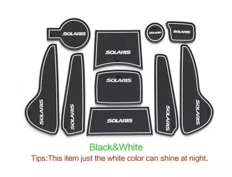 Для Hyundai Solaris 2011, 2012, 2013, 2014, 2015, 2016, противоскользящий коврик для ворот, аксессуары, нескользящая подставка