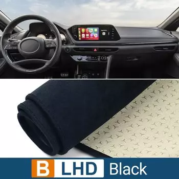 Для Hyundai Sonata DN8 2019 2020 2021 2022, чехол для приборной панели автомобиля, солнцезащитный козырек, избегайте света, нескользящий коврик, защитная накладка, аксессуары