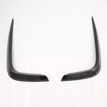 Для Hyundai Sonata DN8 2020 2021 2022 крышка переднего бампера ветровой нож ABS противотуманная фара отделка лезвие из углеродного волокна отделка светильник бровь