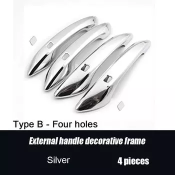 Для Hyundai Sonata DN8 2024, наружная ручка автомобиля, декоративная рамка, наклейка, модификация автомобильного внешнего вида