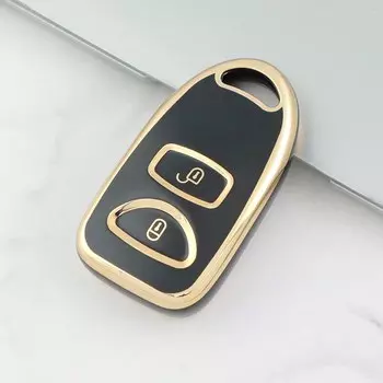 Для Hyundai Tucson 2005 Santa Fe 2008 I10 IX25 Grand Stareks 3 кнопки TPU Shell Fob Holder Car Smart Key Cover Чехол Accessories