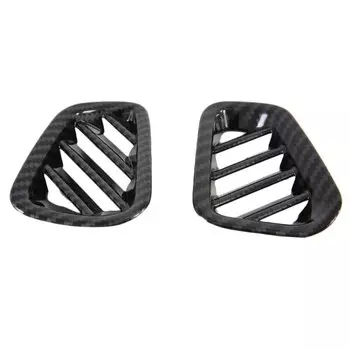 Для Hyundai Tucson 2019 2020 аксессуары для салона из углеродного волокна Автомобильная приборная панель Кондиционер Выход вентиляционная крышка отделка