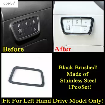 Для Hyundai Tucson NX4 2021 2022 2023, переключатель фар, регулировка панели управления, накладка из углеродного волокна, аксессуары для интерьера