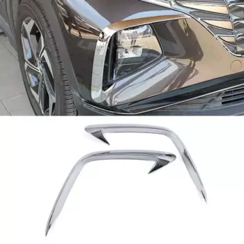 Для Hyundai Tucson NX4 2021 2022 2023, внешние аксессуары, хромированная дверная ручка, чаша, боковое зеркало, крышка заднего вида, отделка колес, бровей