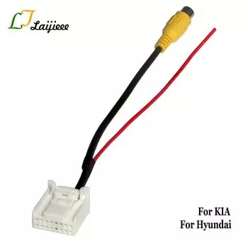 Для Hyundai Tucson Sonata Santa Fe Kia K4 K5 Ceed Sportage разъем камеры заднего вида/RCA в 16-контактный оригинальный разъем видеовхода