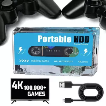 Для игрового жесткого диска KINHANK Super Console 500G 100000 Видеоигры 70 эмуляторов для DC/MAME/SS/NAOMI/PS2/PS1 Plug and Play
