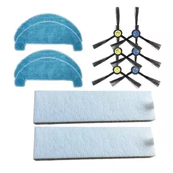 Для Ilife A9s A80 Max A80 Plus Основная роликовая крышка щетки Боковая щетка HEPA-фильтр Швабра Запчасти для робота-пылесоса Ilife A9s