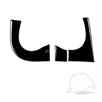 Для Infiniti FX 2009-2013 QX70 14 + пианино черная панель спидометра для приборной панели Двусторонняя отделка полоса аксессуары для интерьера автомобиля Наклейка